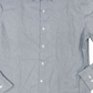 Men's Classic Floral Print Dress Shirt Navy Size L