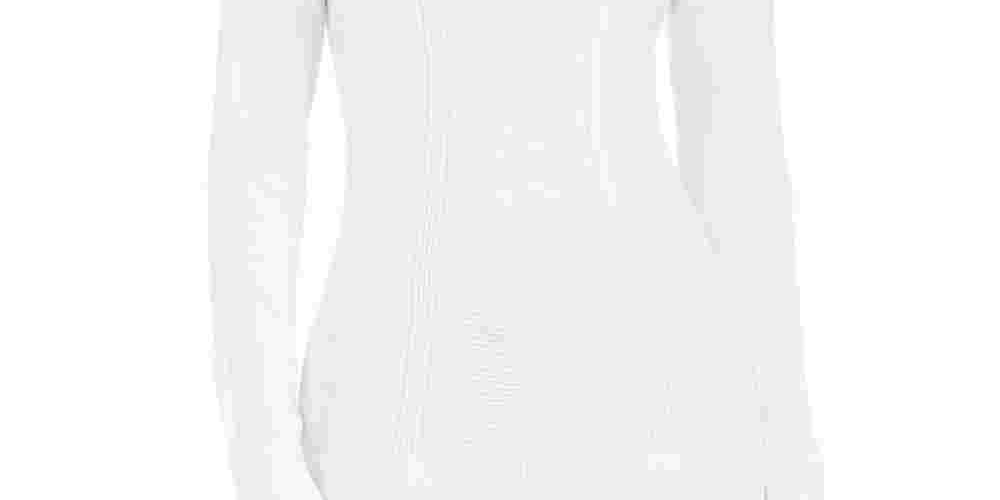 Style & Co Women's Mixed-Stitch Sweater White Size Large