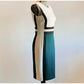 Calvin Klein Women's Sleeveless Above the Knee Body Con Dress Tan Multi Size 20W
