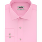 Kenneth Cole Men's Slim Fit Solid Dress Shirt Pink Size -L 16-16/5