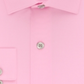 Kenneth Cole Men's Slim Fit Solid Dress Shirt Pink Size -L 16-16/5