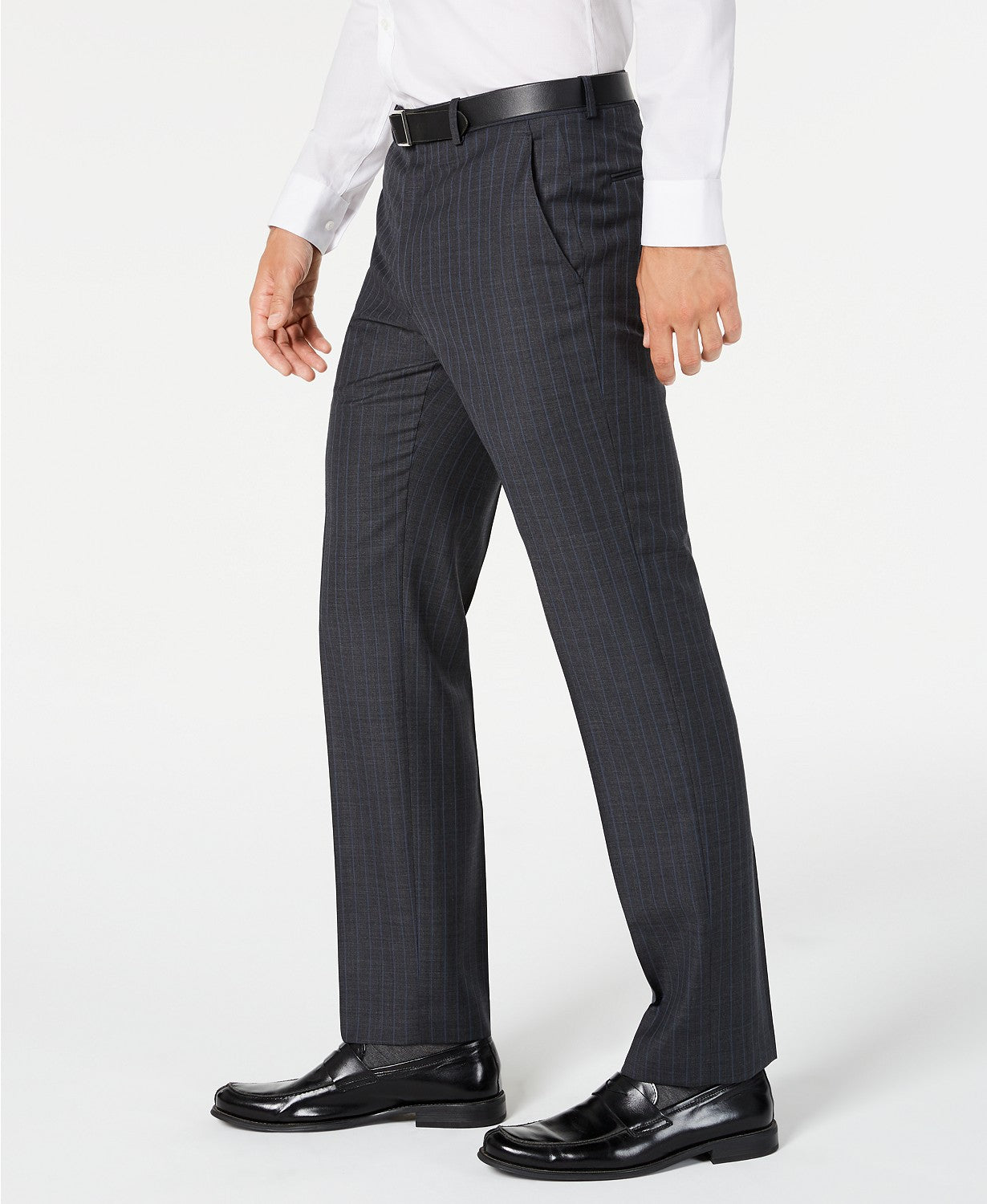 Ralph Lauren Men’s Classic Fit UltraFlex Stretch e Stripe Suit Pants Black Size 30X30