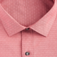 Bar III Men's Polka Dot Collared Classic Fit Cotton Dress Shirt Red Size 16-16.5