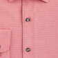 Bar III Men's Polka Dot Collared Classic Fit Cotton Dress Shirt Red Size 16-16.5