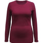 Style & Co Women's Long Sleeve Top Purple Size Large