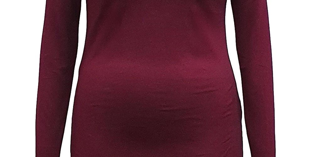 Style & Co Women's Long Sleeve Top Purple Size Large