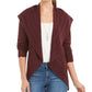 Style & Co Women's Pointelle Cardigan Purple Size Small