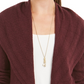 Style & Co Women's Pointelle Cardigan Purple Size Small