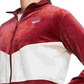 Nike Women's Fitness Velour Track Jacket Red - White Size X-Large