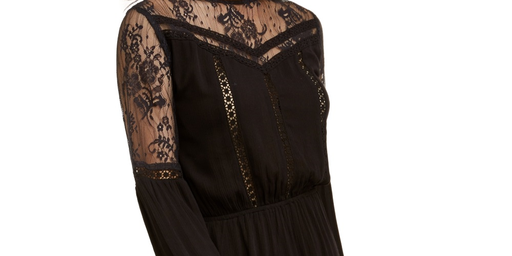 American Rag Junior's Lace Dress Black