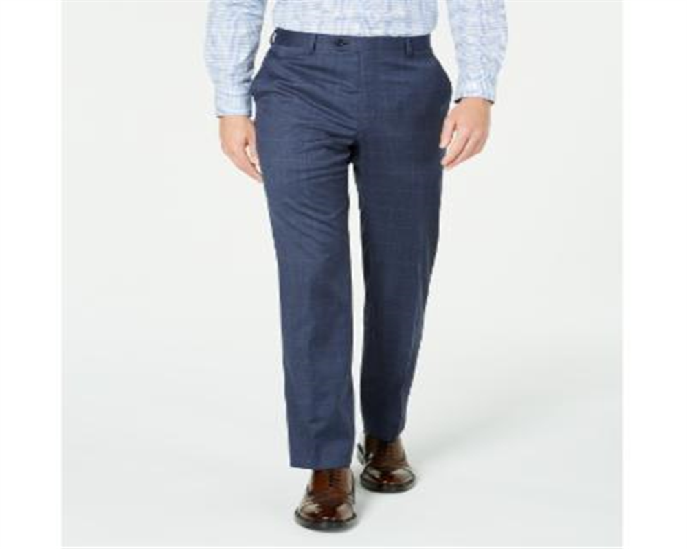 Ralph Lauren Men's Wool Blend Windop Dress Pants Blue Size 38X30
