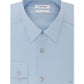 Calvin Klein Men's Slim-Fit Stretch Flex Collar Dress Shirt Blue Size 34-35