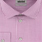 Kenneth Cole Men's Check Classic Regular Fit Dress Shirt Purple Size 36X37
