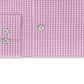 Kenneth Cole Men's Check Classic Regular Fit Dress Shirt Purple Size 36X37