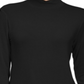 Style & Co Women's Mock Neck Top Black Size Petite X-Large