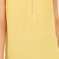 JM Collection Women's Zip-Front Utility Top Gold Size Large