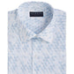 AlfaTech by Alfani Men's Athletic Fit Print Dress Shirts Navy 16X34-35