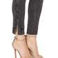 Levi's Women's 711 Skinny Ankle Jeans Black Size 28W