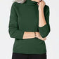 Karen Scott Women's Turtleneck Sweater Green Size X-Large