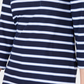 Karen Scott Women's Petite Ditsy Floral & Striped Pocket Top Navy Petite Small
