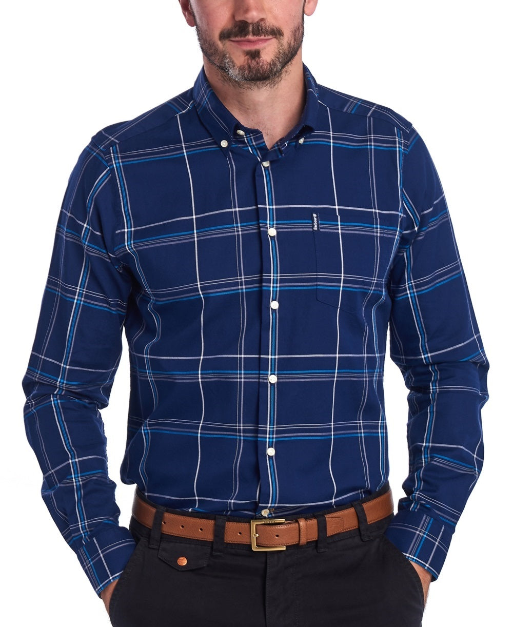 Barbour Men's Tailo Fit Highland Check Shirt Blue