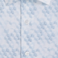 Alfani Men's Classic Light Geometic Print Dress Shirt Blue Size 14X14