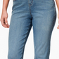 Style & Co Women's Curvy Fit Boyfriend Jeans Blue Size 4 Petite