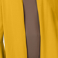 Alfani Women's Tie Sleeve Cardigan Yellow Size Large
