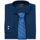 Ralph Lauren Men's Slim Fit No Iron Dress Shirt Blue Size 15X34-35
