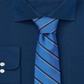 Ralph Lauren Men's Slim Fit No Iron Dress Shirt Blue Size 15X34-35