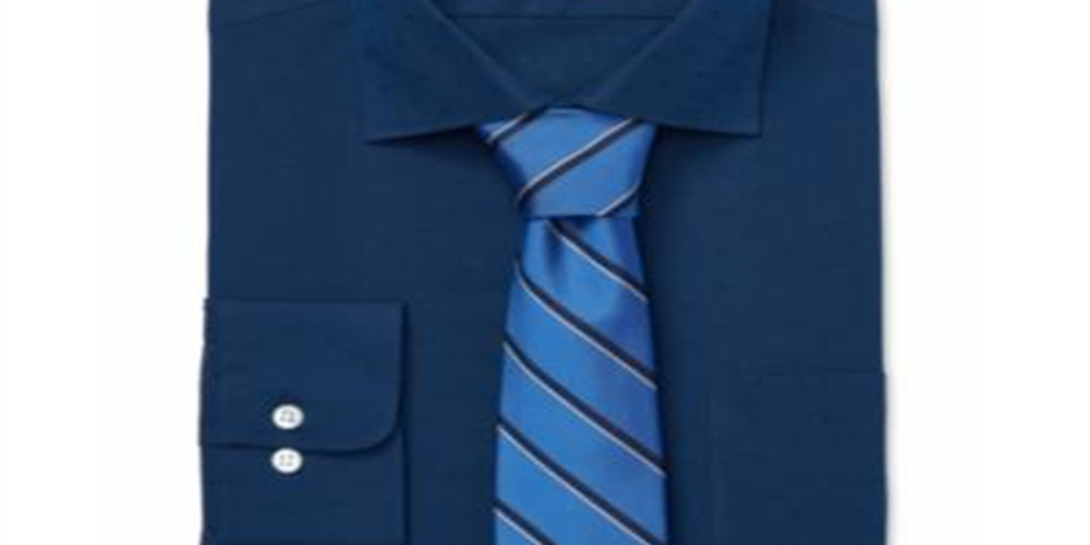 Ralph Lauren Men's Slim Fit No Iron Dress Shirt Blue Size 15X34-35