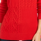 Charter Club Women's Long Sleeve Sweater Red Size Petite Small