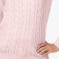 Karen Scott Women's Long Sleeve Cable Knit Sweater Pink Size Petite X-Large