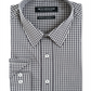 Nick Men's Slim Fit Gingham Shirt Gray Size L