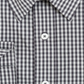 Nick Men's Slim Fit Gingham Shirt Gray Size L