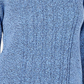 Karen Scott Women's Textured  Knitted Long Sleeve Turtle Neck Sweater Blue Size Petite Small