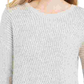 Style & Co Women's Ribbed Drop Shoulder Sweater Beige Size Large