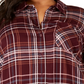 Style & Co Women's Plus Plaid Utility Shirt Purple Size 0X
