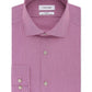 Calvin Klein Men's Slim Fit Non Iron Stretch Performance Dress Shirt Pink Size 16X32X33