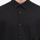 Calvin Klein Men's Slim Fit French Placket Shirt Black Size XX-Large