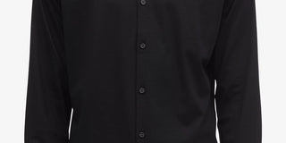 Calvin Klein Men's Slim Fit French Placket Shirt Black Size XX-Large