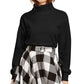 Bar III Women's Cozy Turtleneck Top Black Size XX-Large