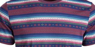 American Rag Men's Aztec Print Crew T-Shirt Red Size XX-Large