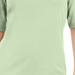 Karen Scott Women's Button Detail V Neck Top Green Size Small