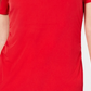 JM Collection Women's Embellished Keyhole Top Red Size Medium