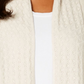Karen Scott Women's Textured Open Cardigan Oatmeal Size Petite Small