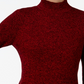 Karen Scott Women's Petite Ribbed-Knit Cotton Turtleneck Bright Red Petite X-Large
