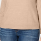 Karen Scott Womens Long Sleeve Crew Neck Top Brown Size Petite Large