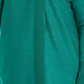 JM Collection Women's Lace Up Cowlneck Sweater Green Size 1X