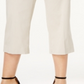 JM Collection Women's Plus Tummy Control Pull on Capri Pants Stonewall Size 0X